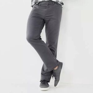 Sonoma all day comfort 5 pocket twill jeans pants in grey size 36 x 34